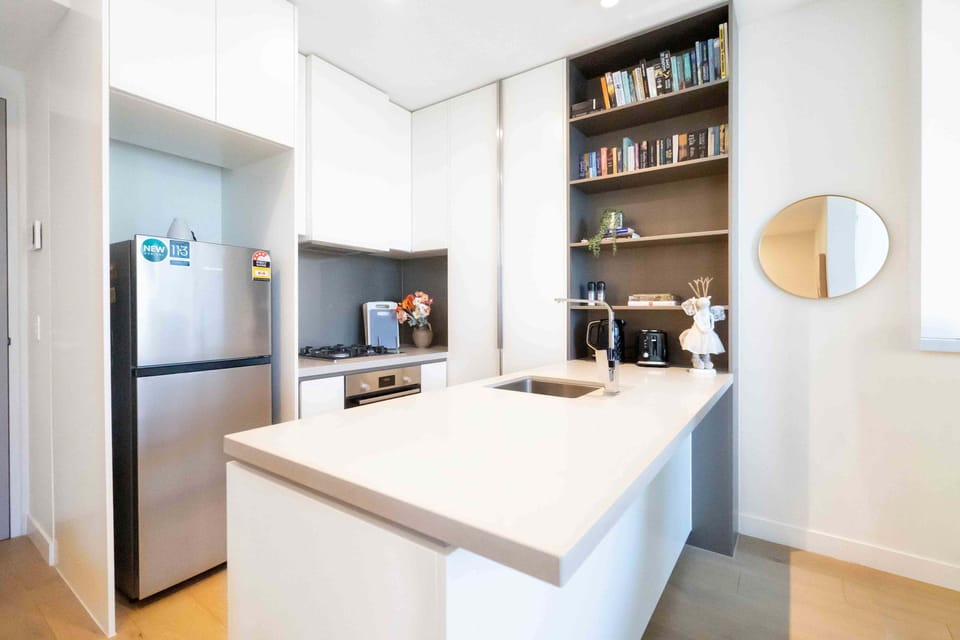 modern open plan kitchen