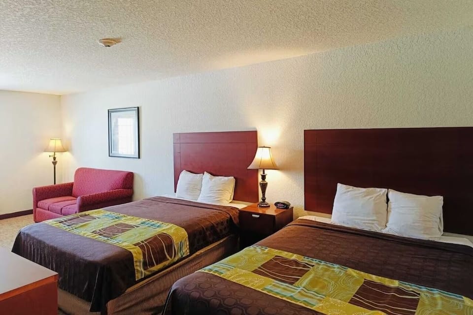 Bedroom. Interior and views may vary based on location and availability