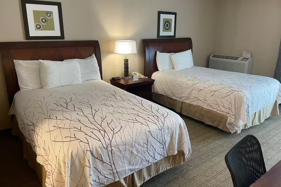 Settle into two plush beds for restful, hotel-style sleep.