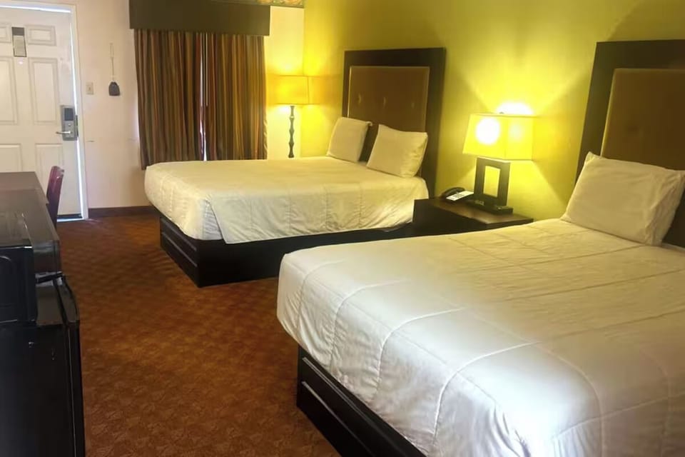Spread out comfortably with two beds and easy nightstand access.