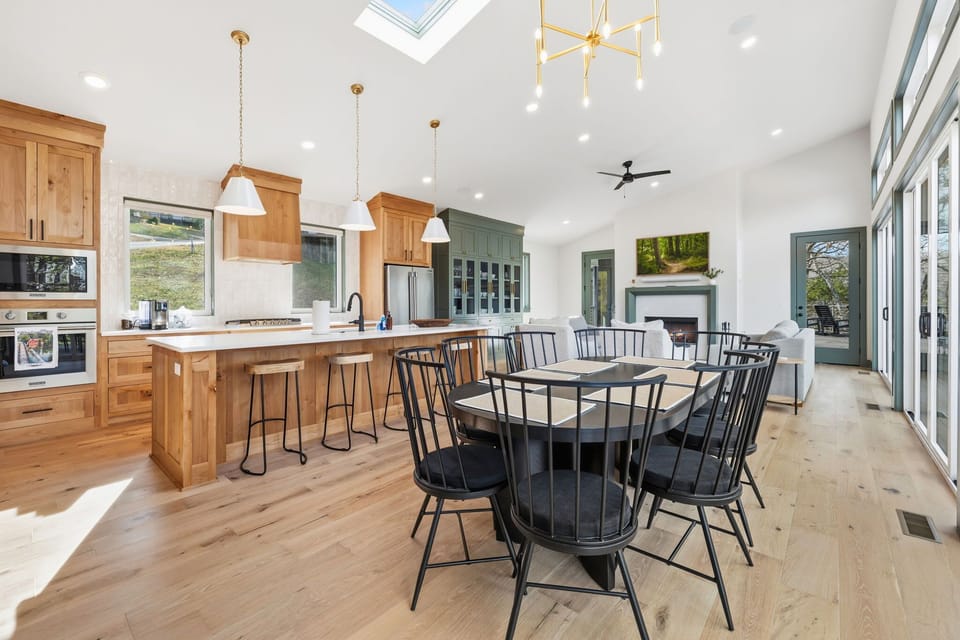  The kitchen is fully stocked to whip up a meal or just a good cup of coffee.