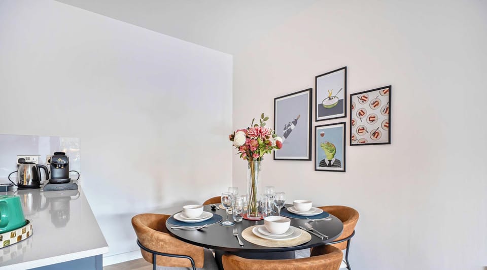 Dining area with seating for four