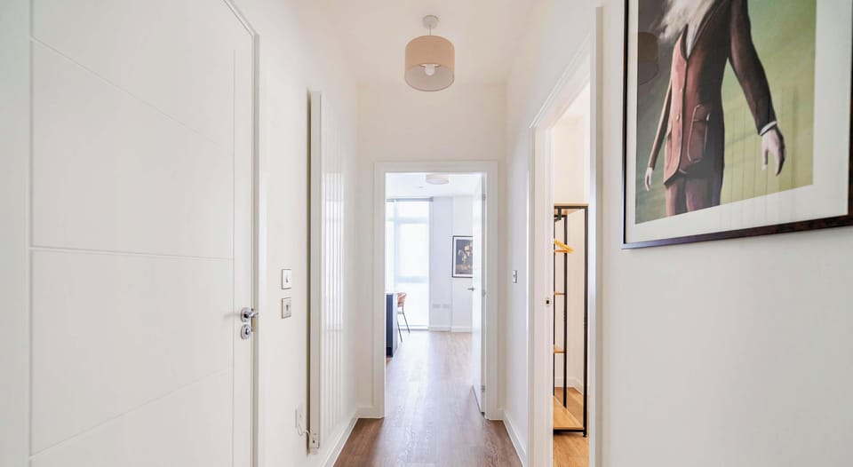 Spacious hallway