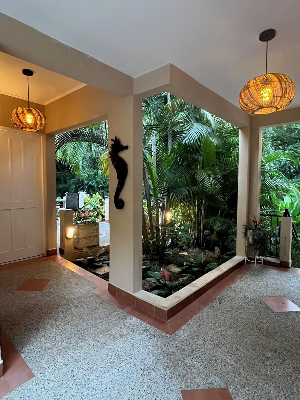 Villa and Guest House Entrance