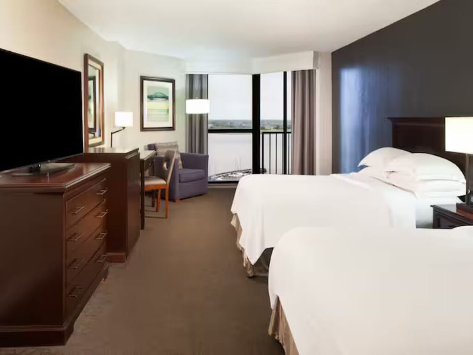 Breathe in the view from your room, then drift to sleep.