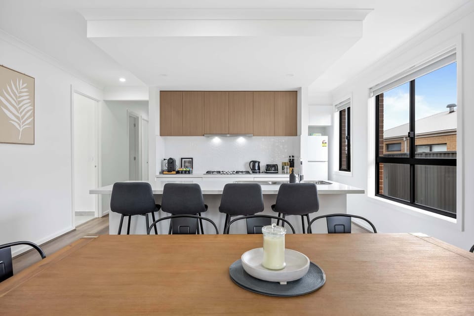 Dining room and kitchen 