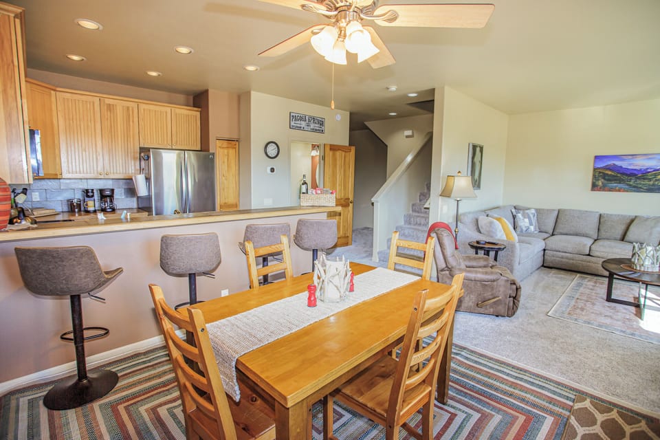 Family-friendly stay with spacious seating, full kitchen, and easy flow