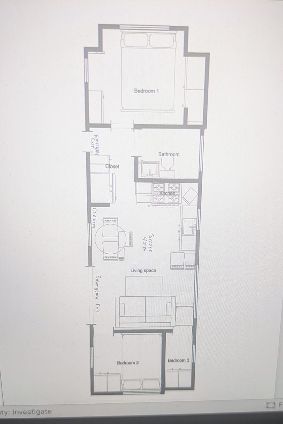 Indoor cottage diagram