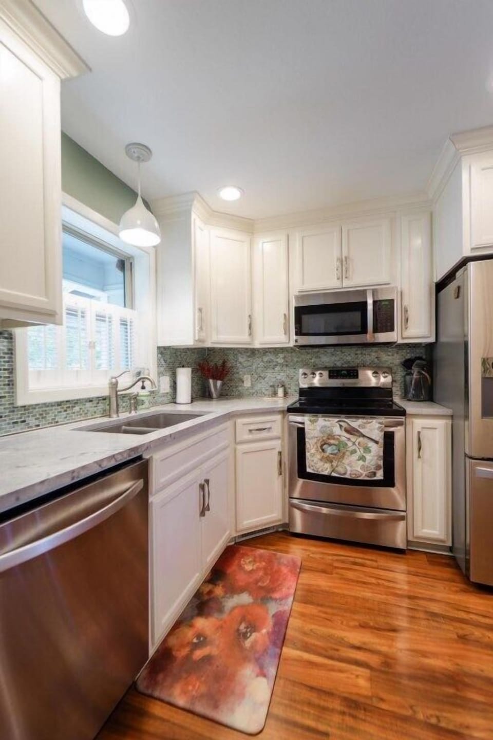 Kitchen with updated appliances 