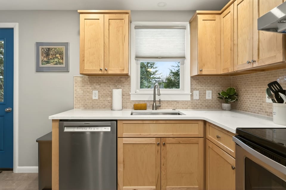 Newly renovated kitchen