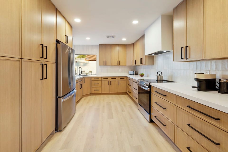 Sleek, Spacious Kitchen