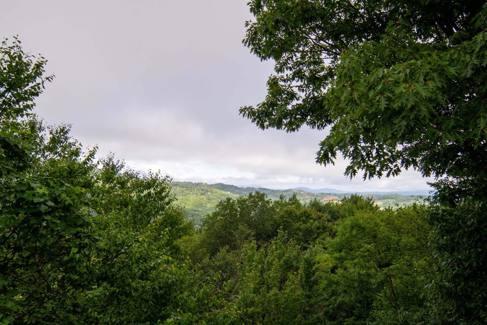 Long-range mountain views surrounded by the natural beauty of Beech Mountain