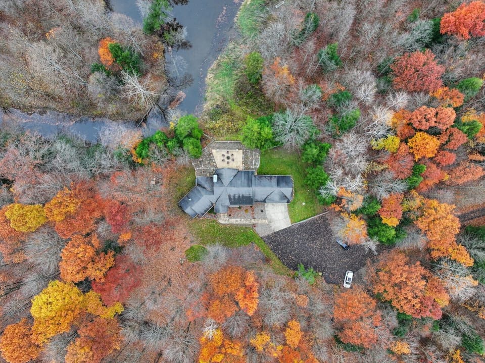 Large private lodge with ample space inside and out for families and friends