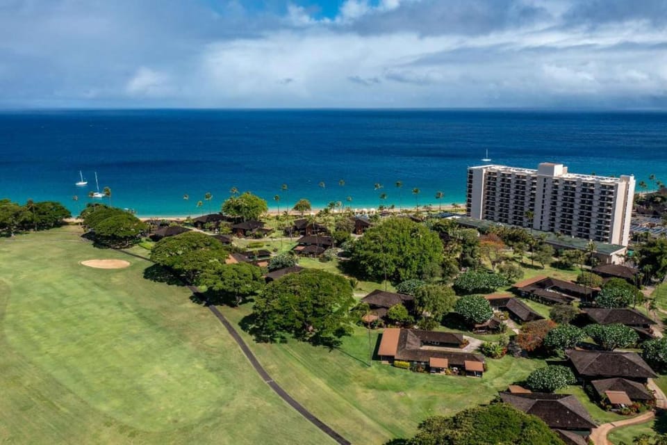 Aerial view of Royal Lahaina Resort and Bungalows