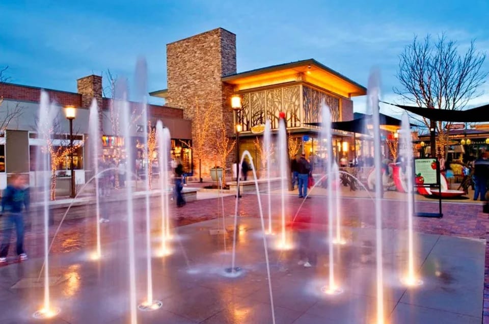 Orchard Town Center is an outdoor mall that offers tree-lined pathways to shops &amp; restaurants, plus a multiplex cinema.