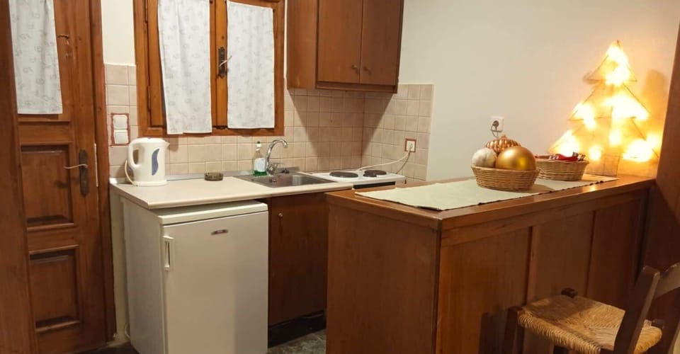 Well-equipped kitchen area with amenities for cooking.