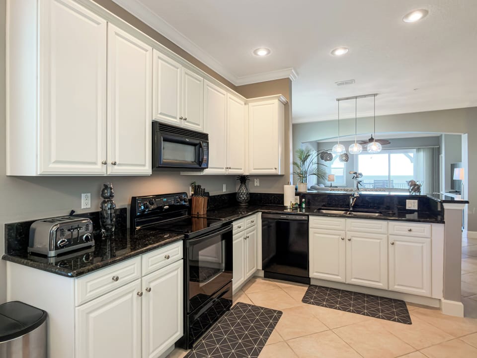 Open kitchen concept