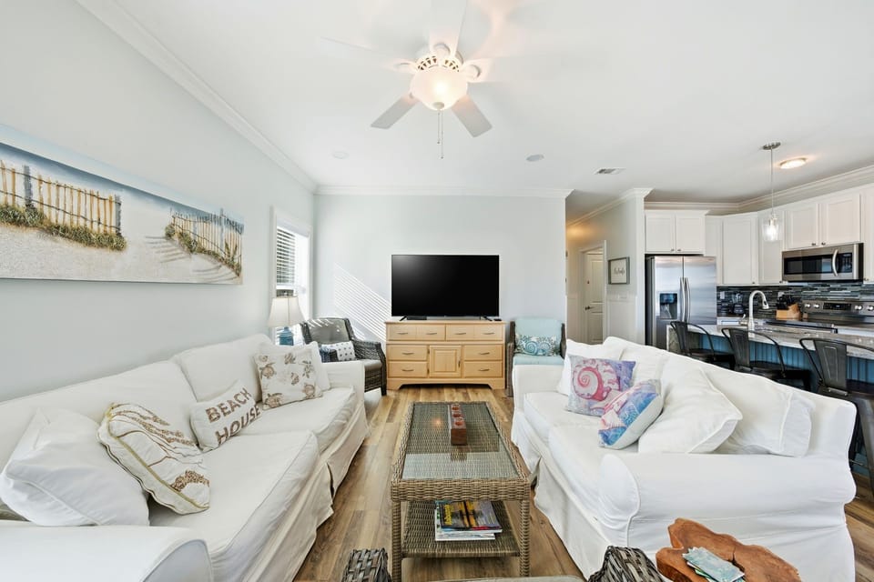Living Room With Large TV