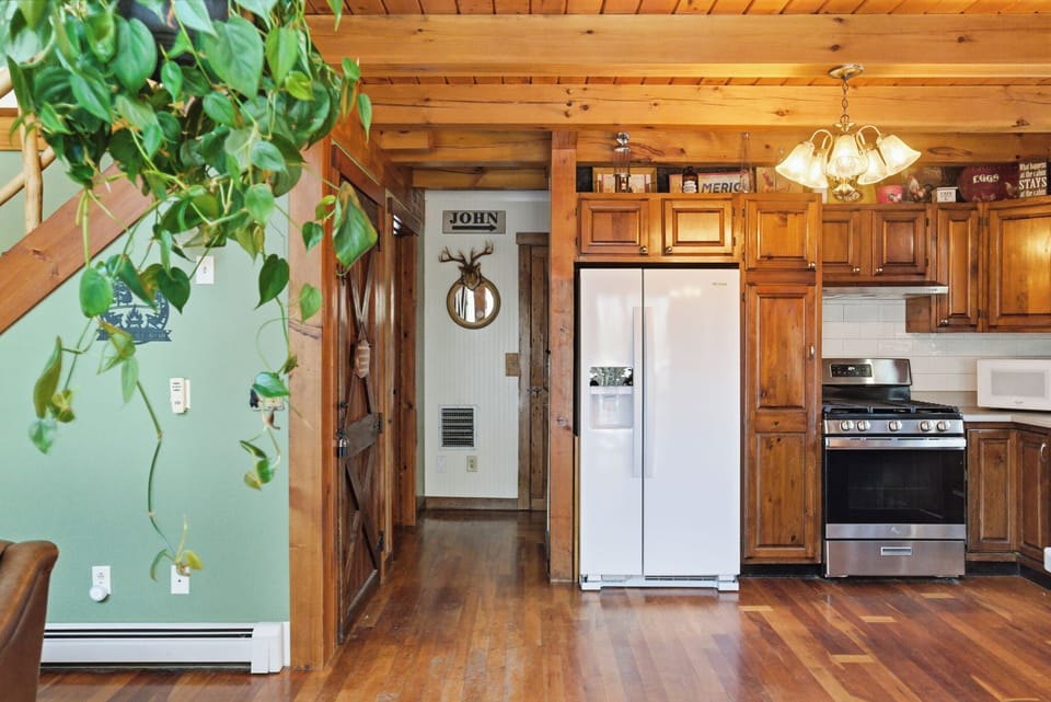 Warm and fully stocked kitchen