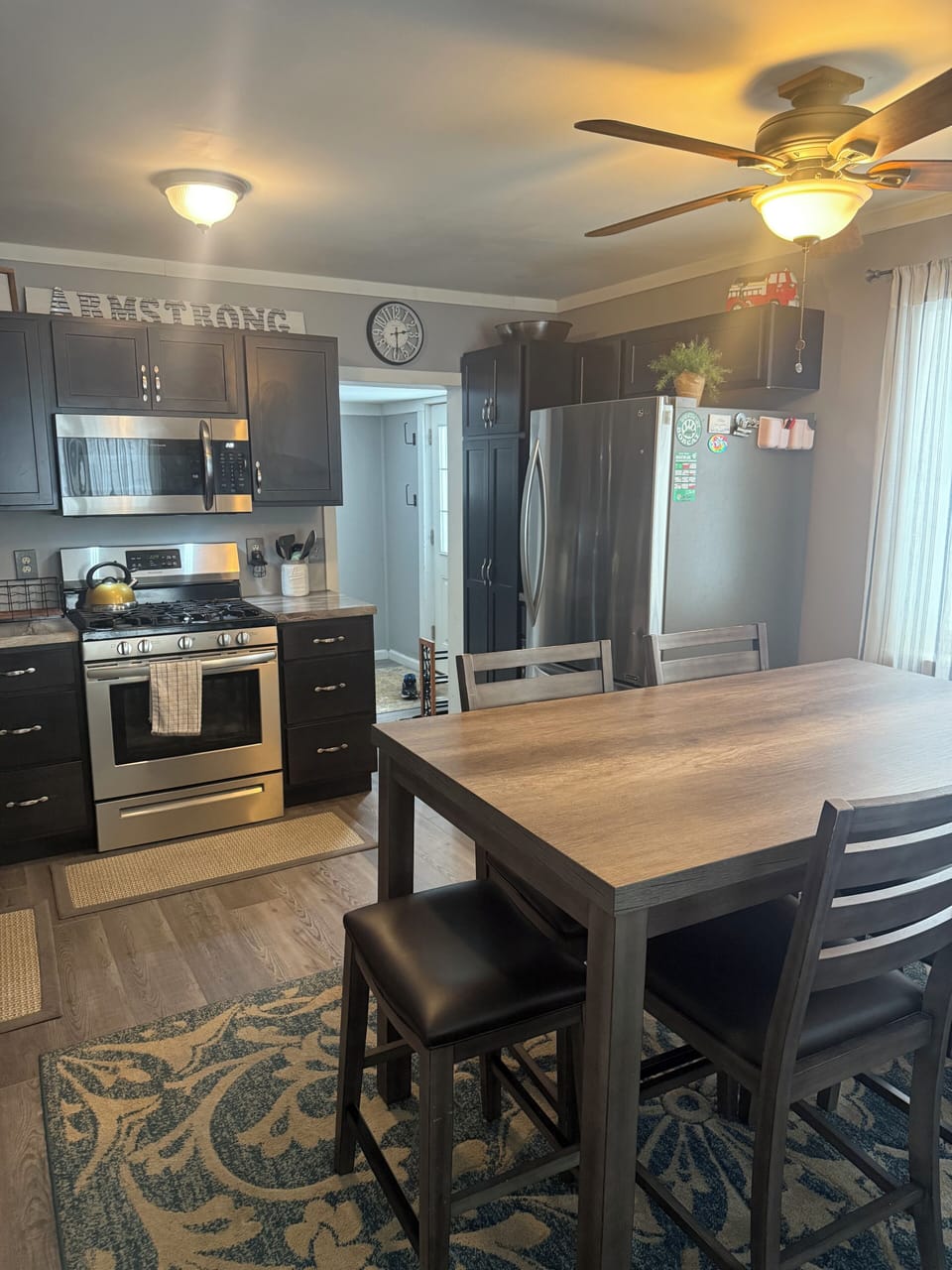 Kitchen and dining space