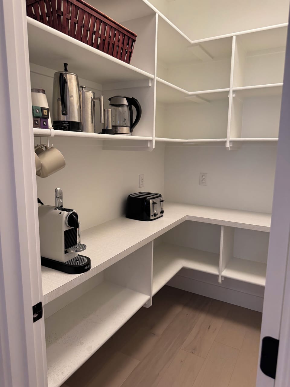Pantry - with Nespresso machine, toaster and extras