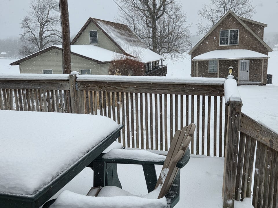 Flurries make for a picturesque winter wonderland