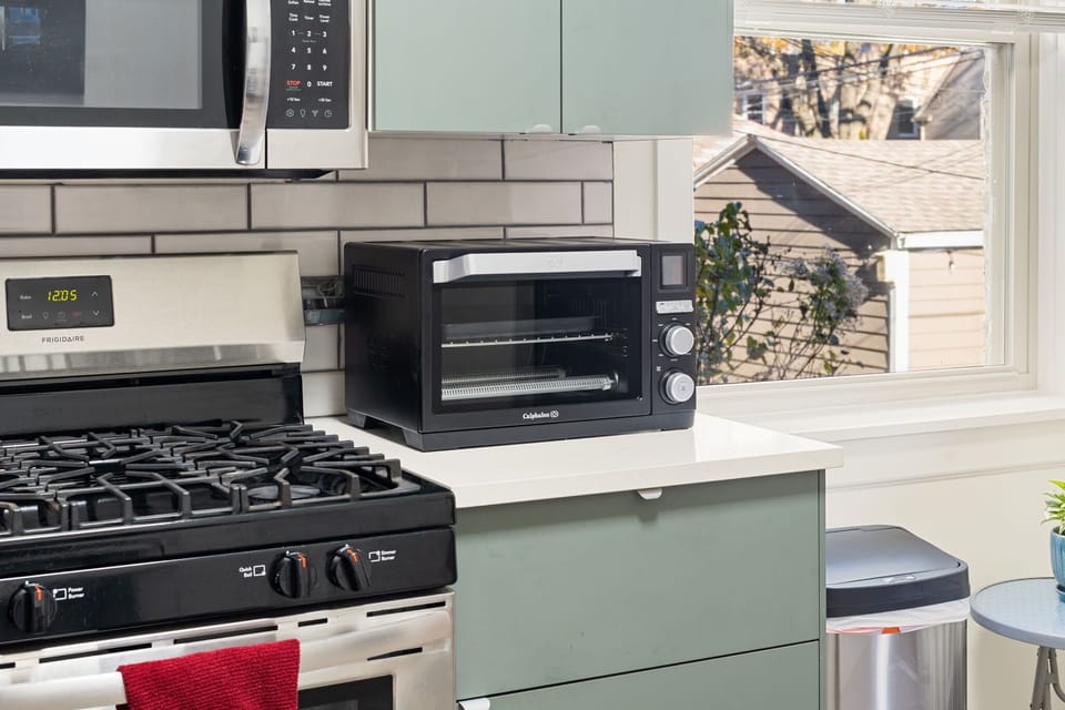 Well-equipped kitchen setup ready for everyday meals and easy prep.