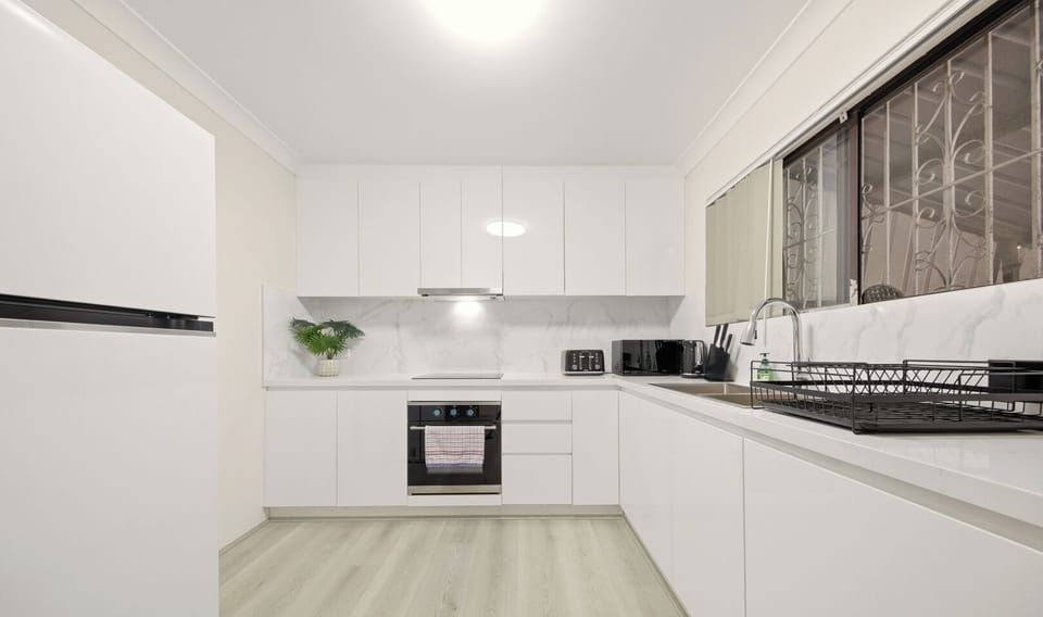 Functional kitchen with essential appliances