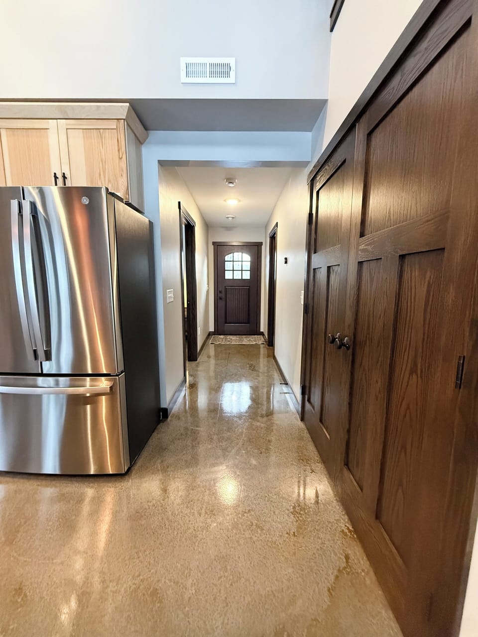 Hallway to back porch area