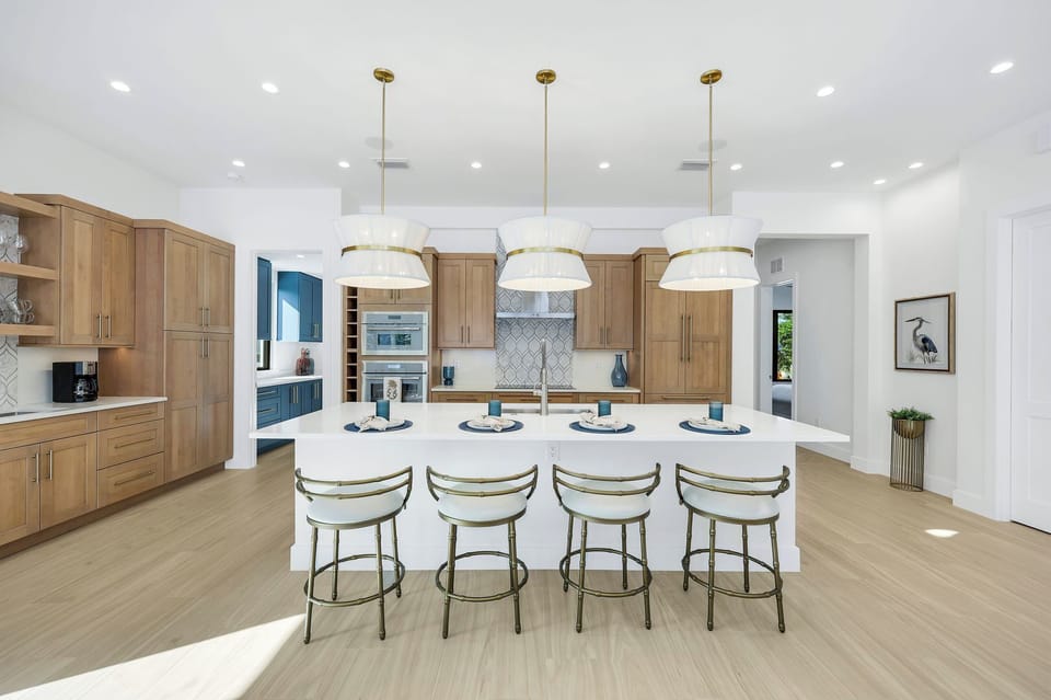 Chef-Inspired Kitchen with Statement Island