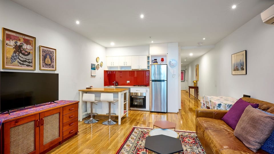 Open-plan kitchen and dining space ideal for everyday living