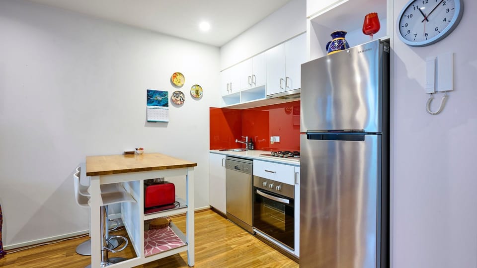 Well-equipped kitchen with modern appliances and ample storage