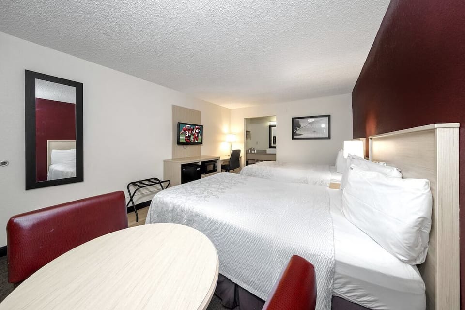 Gather for late-night chats beside warm bedside lighting.