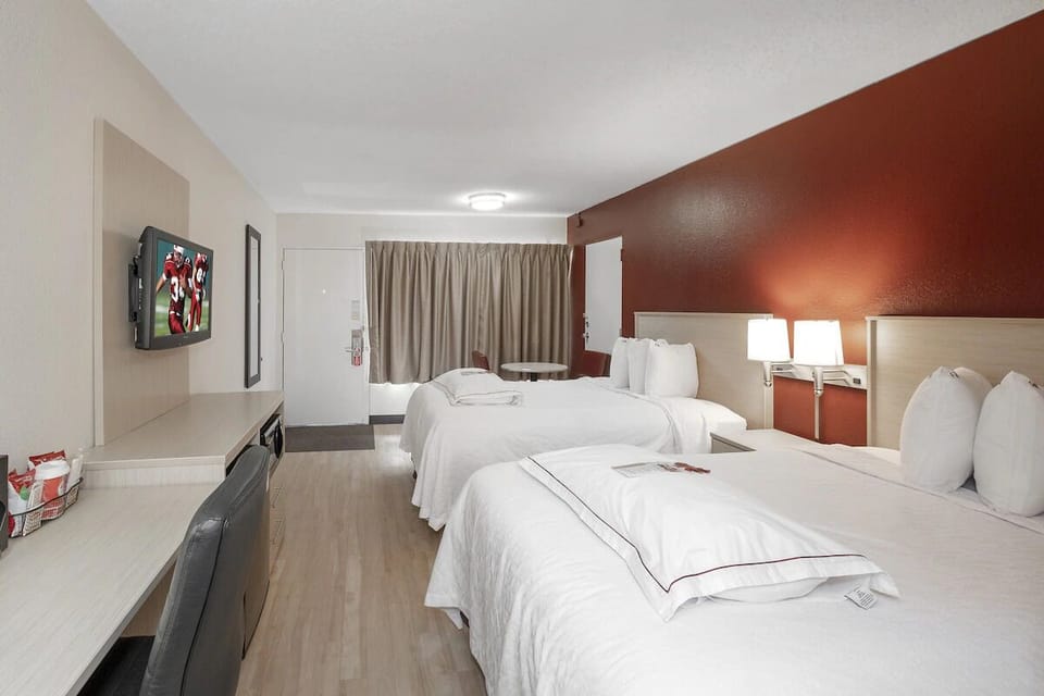 Stretch out in a spacious double-queen room after adventures.
