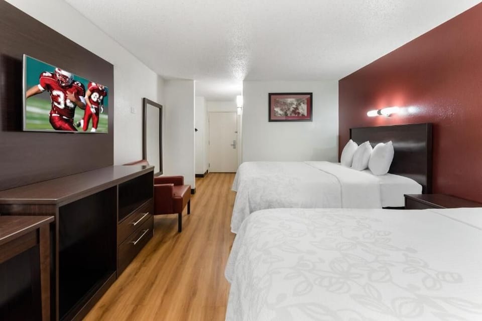 Bedroom. Interior and views may vary based on location and availability