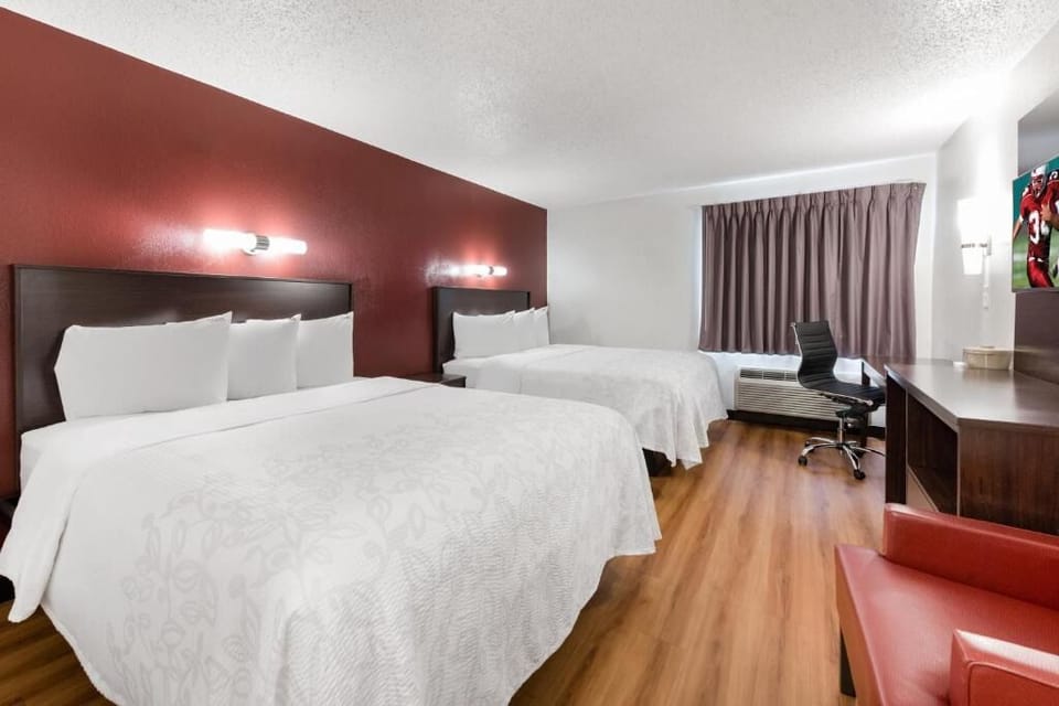Bedroom. Interior and views may vary based on location and availability