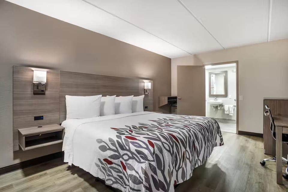 Bedroom. Interior and views may vary based on location and availability