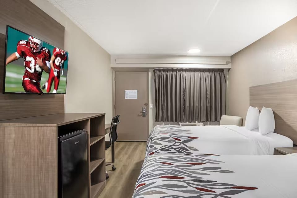 Bedroom. Interior and views may vary based on location and availability