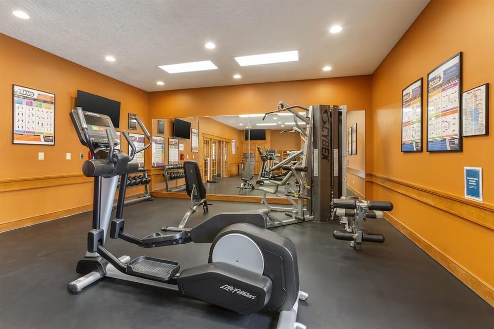 Energize your day with cardio and strength equipment onsite.