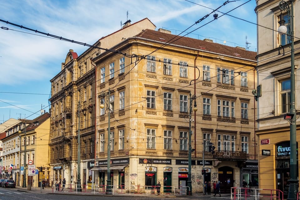 Charming exterior of the historic building. 