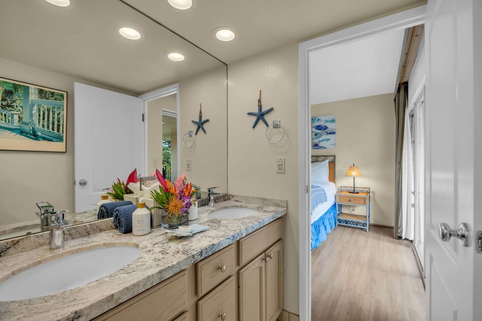 Seamless bedroom-to-bath convenience 