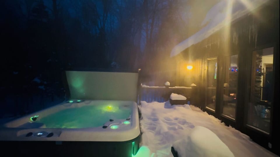 Relax those hiking muscles with a soak surrounded by nature.