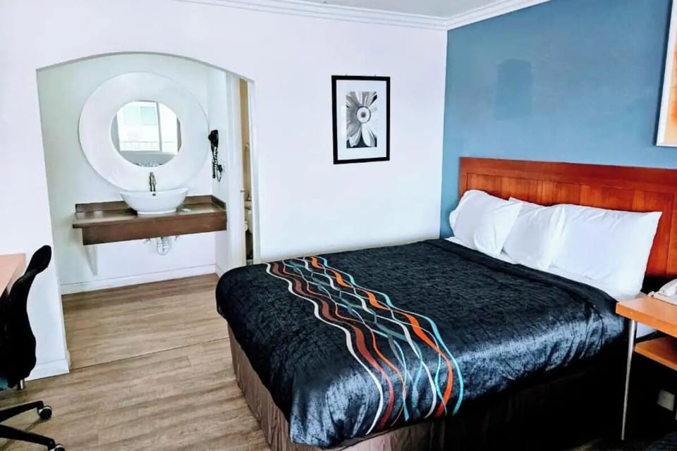 Wake up refreshed in a clean, comfortable king retreat.