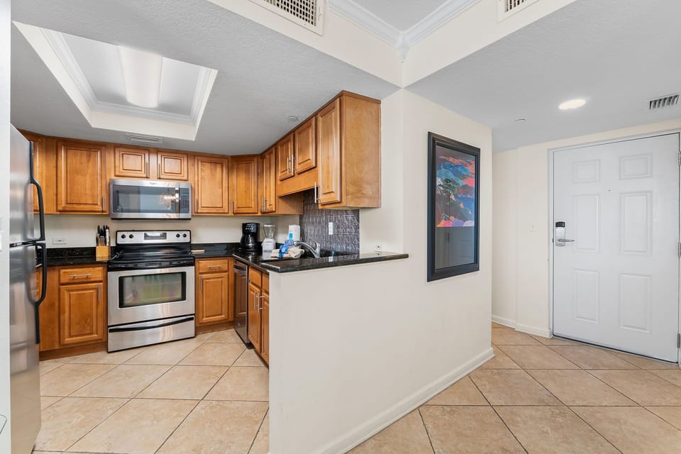 Fully equipped kitchen