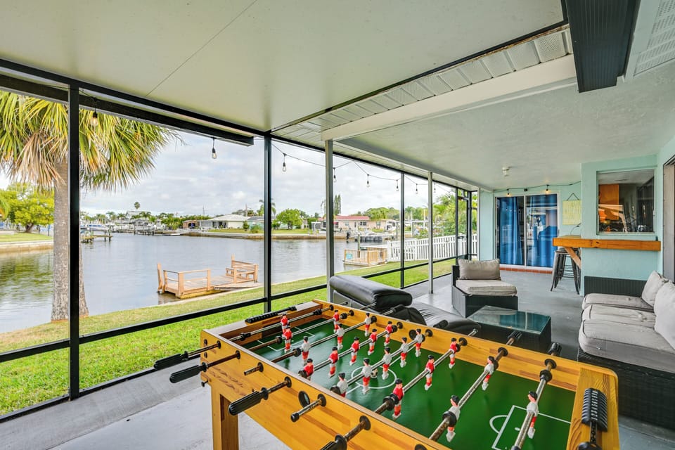 New Port Richey Vacation Rental | 3BR | 2BA | 1,300 Sq Ft | Small Step to Enter