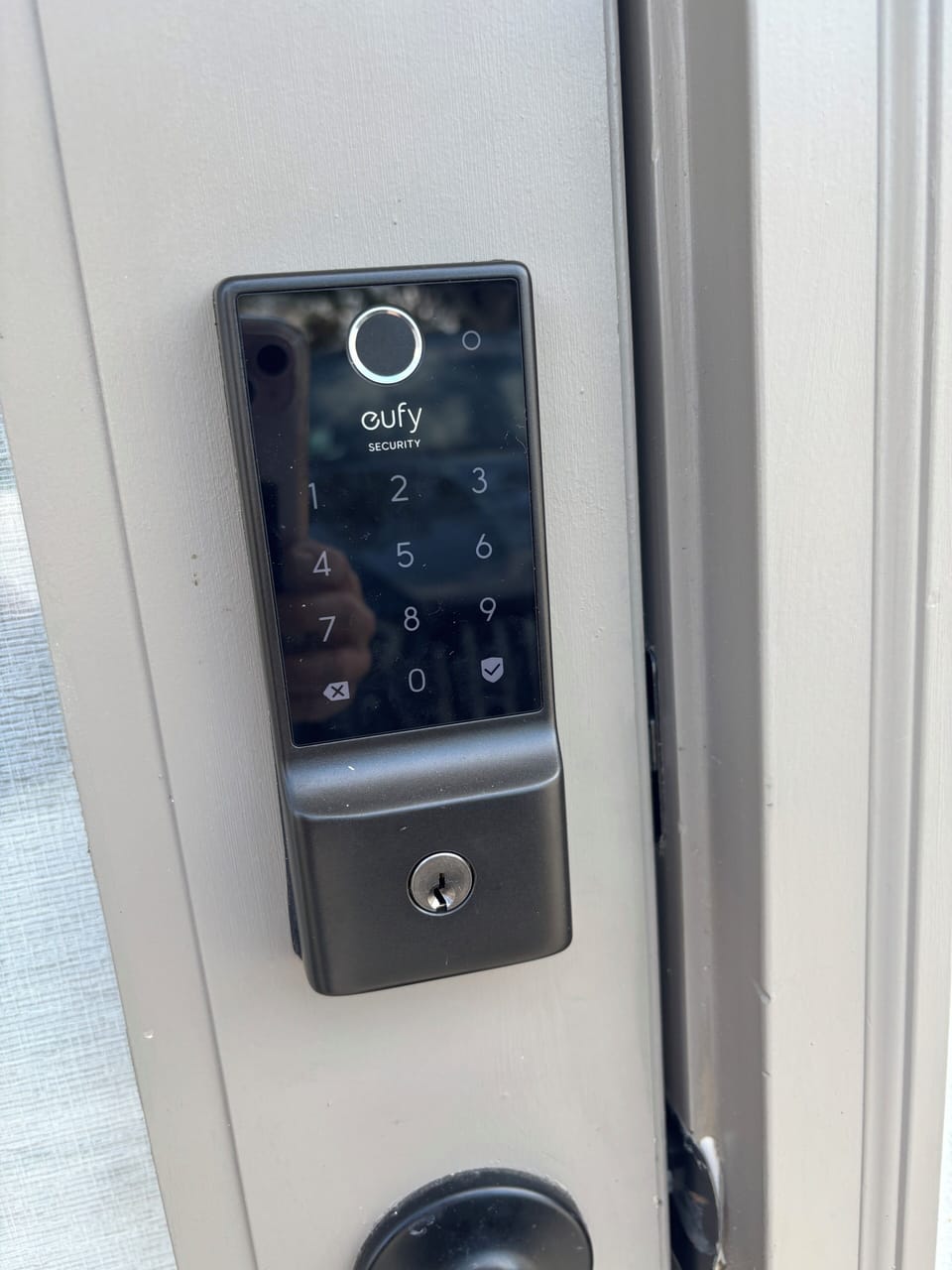 You'll be able to access the unit using the smart lock key pad.