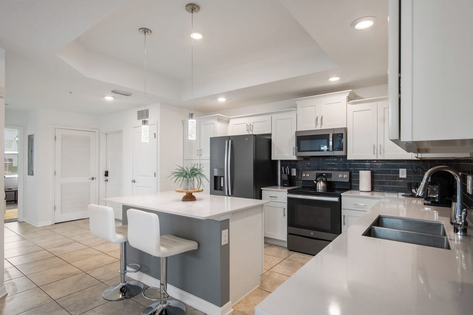Fully equipped kitchen designed for comfort, style, and easy cooking.