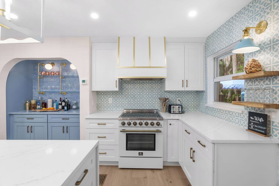 Bright, airy, and functional. Whether you’re cooking a feast or making toast, you’ll love this space.