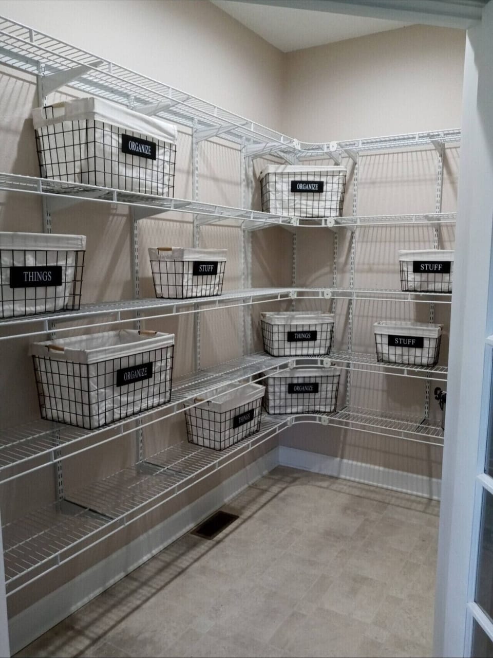 Organized storage
