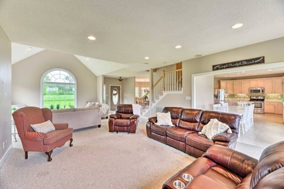 Open-concept living area